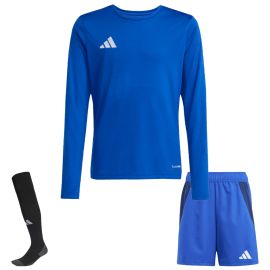adidas Entrada 26 Trikotsatz Kinder 3-teilig Langarm Shorts Competition Match Sockenstutzen