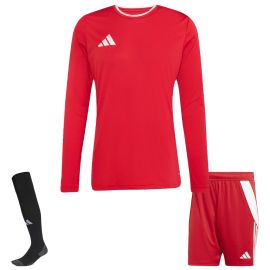 adidas Entrada 26 Trikotsatz Herren Damen 3-teilig Langarm Shorts Sockenstutzen