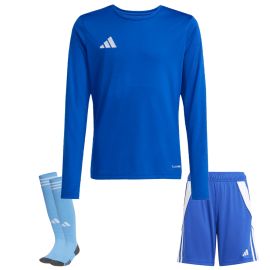 adidas Entrada 26 Trikotsatz Kinder 3-teilig Langarm Shorts Torwart Sockenstutzen