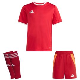 adidas Entrada 26 Trikotsatz Kinder 3-teilig Trikot Shorts Competition Match Sleeve Stutzen