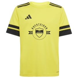 adidas Squadra 25 Aufsteigershirt Logo Kinder Fußball Trikot