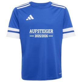 adidas Squadra 25 Aufsteigershirt Schriftzug 2025/2026 Kinder Fußball Trikot