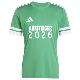 adidas Squadra 25 Aufsteigershirt Schriftzug Herren Damen Fußball Trikot