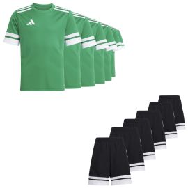 adidas Squadra 25 Fussball Shirt Satz Kinder 2-teilig Fußball Trikot Shorts