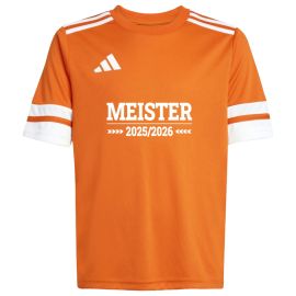 adidas Squadra 25 Meistershirt Schriftzug 2025/2026 Kinder Fußball Trikot