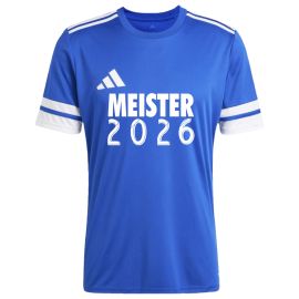 adidas Squadra 25 Meistershirt Schriftzug Herren Damen Fußball Trikot
