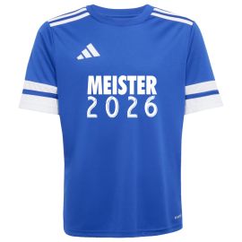 adidas Squadra 25 Meistershirt Schriftzug Kinder Fußball Trikot