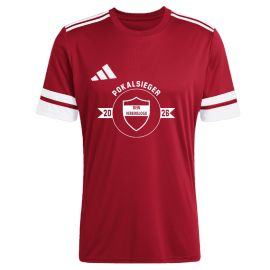 adidas Squadra 25 Pokalsiegershirt Logo Herren Damen Fußball Trikot