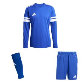 adidas Squadra 25 Trikotsatz langarm Herren Damen 3-teilig Langarm Fußball Trikot Shorts Sleeve Stutzen