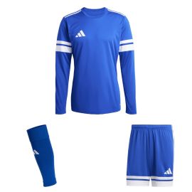 adidas Squadra 25 Trikotsatz langarm Herren Damen 3-teilig Langarm Fußball Trikot Shorts Sleeve Stutzen