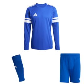 adidas Squadra 25 Trikotsatz langarm Herren Damen 3-teilig Langarm Fußball Trikot Shorts Sleeve Stutzen