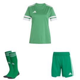 adidas Squadra 25 Trikotsatz Damen 3-teilig Fußball Trikot Match Shorts Sockenstutzen
