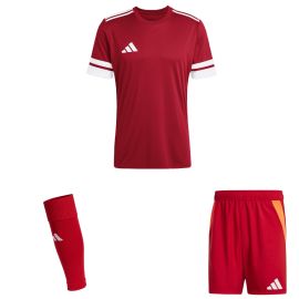 adidas Squadra 25 Trikotsatz Herren Damen 3-teilig Fußball Trikot Shorts Competition Match Sleeve Stutzen