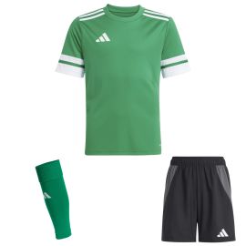 adidas Squadra 25 Trikotsatz Kinder 3-teilig Fußball Trikot Shorts Competition Match Sleeve Stutzen