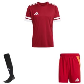 adidas Squadra 25 Trikotsatz Herren Damen 3-teilig Fußball Trikot Shorts Competition Match Sockenstutzen