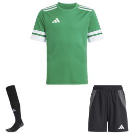adidas Squadra 25 Trikotsatz Kinder 3-teilig Fußball Trikot Shorts Competition Match Sockenstutzen