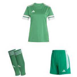 adidas Squadra 25 Trikotsatz Damen 3-teilig Fußball Trikot Shorts Sleeve Stutzen