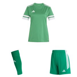 adidas Squadra 25 Trikotsatz Damen 3-teilig Fußball Trikot Shorts Sleeve Stutzen