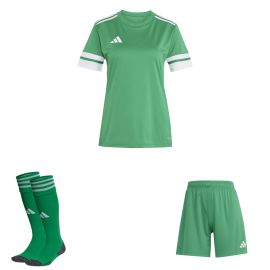 adidas Squadra 25 Trikotsatz Damen 3-teilig Fußball Trikot Shorts Sockenstutzen