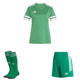 adidas Squadra 25 Trikotsatz Damen 3-teilig Fußball Trikot Shorts Sockenstutzen