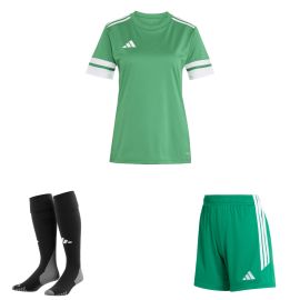 adidas Squadra 25 Trikotsatz Damen 3-teilig Fußball Trikot Shorts Sockenstutzen
