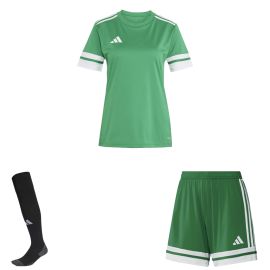 adidas Squadra 25 Trikotsatz Damen 3-teilig Fußball Trikot Shorts Sockenstutzen