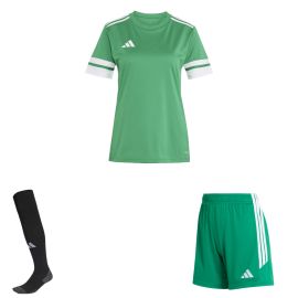 adidas Squadra 25 Trikotsatz Damen 3-teilig Fußball Trikot Shorts Sockenstutzen