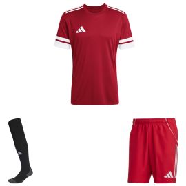 adidas Squadra 25 Trikotsatz Herren Damen 3-teilig Fußball Trikot Shorts Sockenstutzen