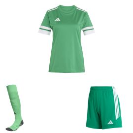 adidas Squadra 25 Trikotsatz Damen 3-teilig Fußball Trikot Shorts Torwart Sockenstutzen