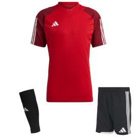 adidas Tiro 23 Competition Trikotsatz Herren Damen 3-teilig Fussball Trikot Match Shorts Sleeve Stutzen