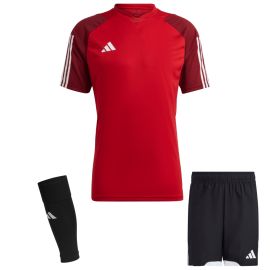 adidas Tiro 23 Competition Trikotsatz Kinder 3-teilig Fussball Trikot Match Shorts Sleeve Stutzen