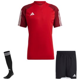 adidas Tiro 23 Competition Trikotsatz Kinder 3-teilig Fussball Trikot Match Shorts Sockenstutzen
