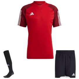 adidas Tiro 23 Competition Trikotsatz Kinder 3-teilig Fussball Trikot Match Shorts Sockenstutzen
