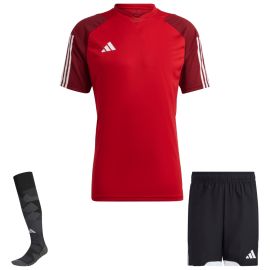 adidas Tiro 23 Competition Trikotsatz Kinder 3-teilig Fussball Trikot Match Shorts Torwart Sockenstutzen