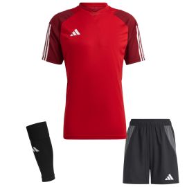 adidas Tiro 23 Competition Trikotsatz Kinder 3-teilig Fussball Trikot Shorts Competition Match Sleeve Stutzen