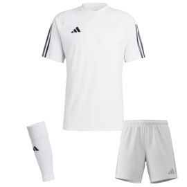 adidas Tiro 23 Competition Trikotsatz Herren Damen 3-teilig Fussball Trikot Shorts Sleeve Stutzen