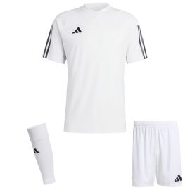 adidas Tiro 23 Competition Trikotsatz Herren Damen 3-teilig Fussball Trikot Shorts Sleeve Stutzen