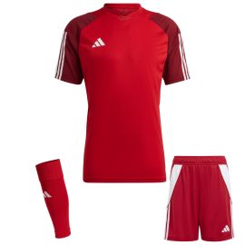adidas Tiro 23 Competition Trikotsatz Kinder 3-teilig Fussball Trikot Shorts Sleeve Stutzen