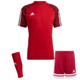 adidas Tiro 23 Competition Trikotsatz Kinder 3-teilig Fussball Trikot Shorts Sleeve Stutzen
