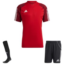 adidas Tiro 23 Competition Trikotsatz Herren Damen 3-teilig Fussball Trikot Shorts Sockenstutzen