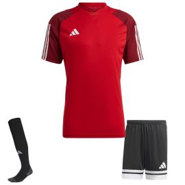 adidas Tiro 23 Competition Trikotsatz Herren Damen 3-teilig Fussball Trikot Shorts Sockenstutzen