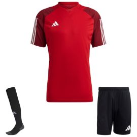 adidas Tiro 23 Competition Trikotsatz Herren Damen 3-teilig Fussball Trikot Shorts Sockenstutzen