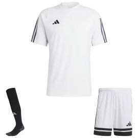 adidas Tiro 23 Competition Trikotsatz Herren Damen 3-teilig Fussball Trikot Shorts Sockenstutzen