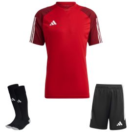 adidas Tiro 23 Competition Trikotsatz Kinder 3-teilig Fussball Trikot Shorts Sockenstutzen