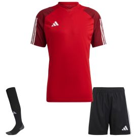 adidas Tiro 23 Competition Trikotsatz Kinder 3-teilig Fussball Trikot Shorts Sockenstutzen