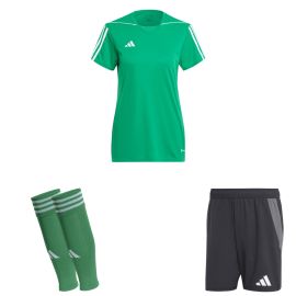 adidas Tiro 23 League Trikotsatz Herren Damen 3-teilig Fussball Trikot Shorts Competition Match Sleeve Stutzen