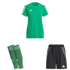 adidas Tiro 23 League Trikotsatz Herren Damen 3-teilig Fussball Trikot Shorts Competition Match Sleeve Stutzen
