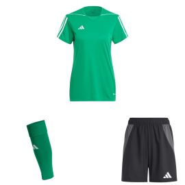 adidas Tiro 23 League Trikotsatz Herren Damen 3-teilig Fussball Trikot Shorts Competition Match Sleeve Stutzen