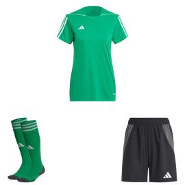 adidas Tiro 23 League Trikotsatz Herren Damen 3-teilig Fussball Trikot Shorts Competition Match Sockenstutzen