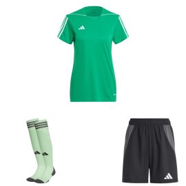 adidas Tiro 23 League Trikotsatz Herren Damen 3-teilig Fussball Trikot Shorts Competition Match Torwart Sockenstutzen